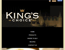 Tablet Screenshot of kingschoicecheese.com